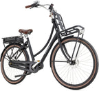 Popal Daily Dutch Prestige-E 28 Inch 53 cm Dames 7V Hydraulische schijfrem Matzwart