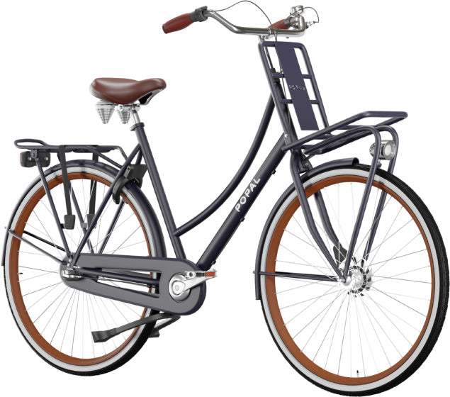 Popal Daily Dutch Prestige 28 Inch 47 cm Dames 3V Terugtraprem Petrolblauw