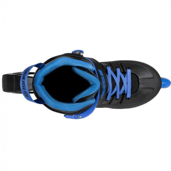 Powerslide One Stargaze inlineskates 85A zwart blauw maat 29 32