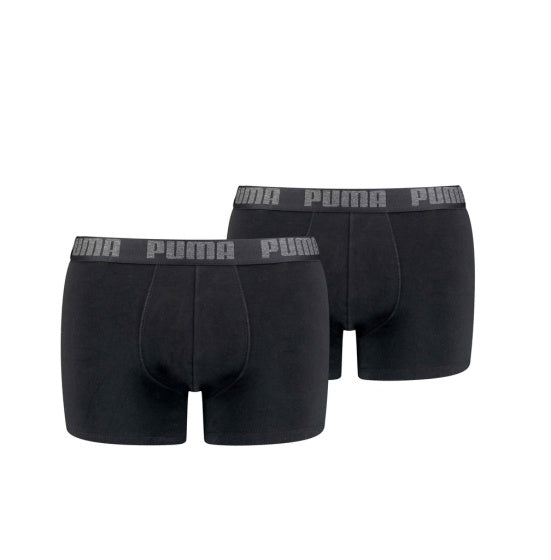 Puma Basic Boxershort Heren (Pack of 2) Zwart maat S