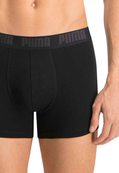 Puma Basic Boxershort Heren (Pack of 2) Zwart maat S