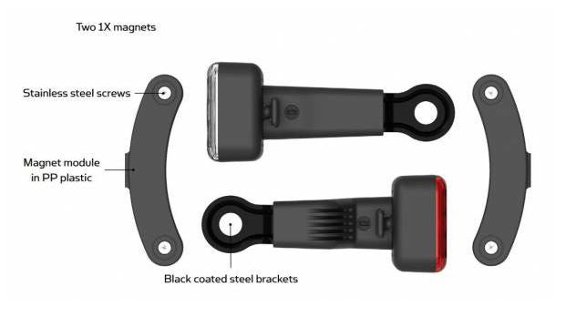 Reelight Reelight Light Flash. Voor en achter fietsverlichting.