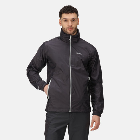 Regatta Lyle IV regenjas capuchon heren grijs maat L