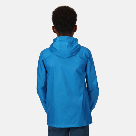 Regatta Pack It III regenjas jongens blauw maat 11-12 jaar