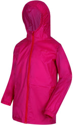 Regatta Pack It III regenjas meisjes roze maat 11-12 jaar