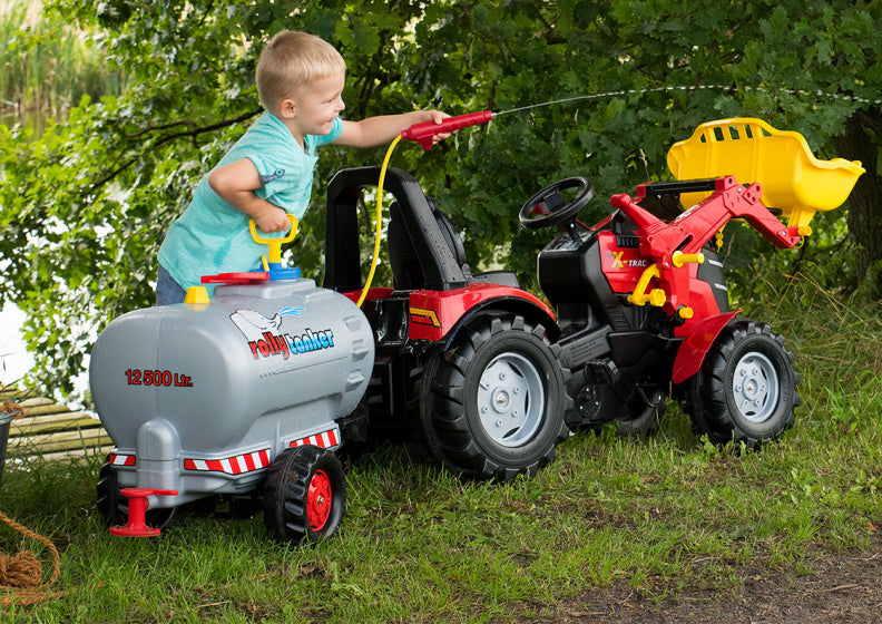 Rolly toys RollyTanker Giertank met Pomp en Sproeikop 30 liter Zilver