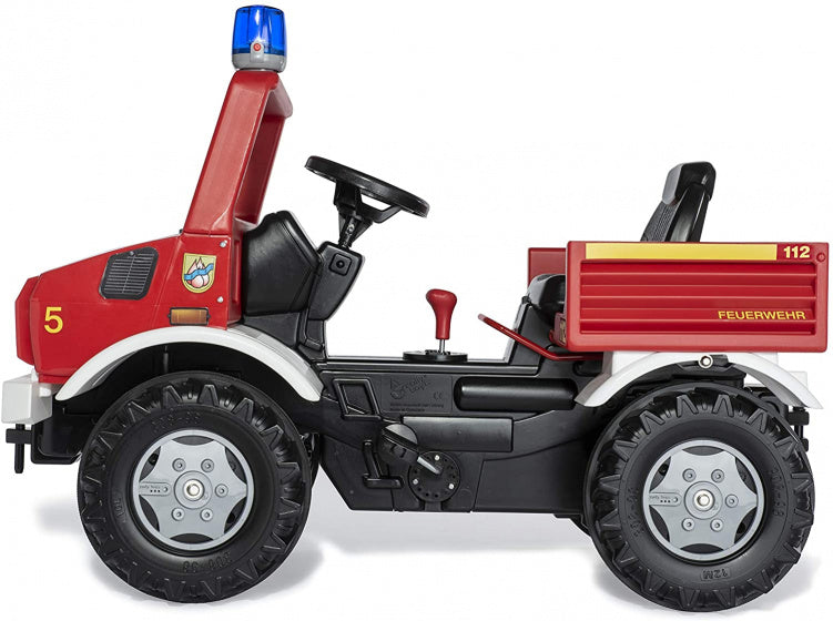 Rolly toys Trapvoertuig RollyUnimog Fire 118 x 81 x 54 rood