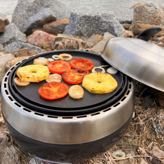 Bbq2go BBQ Aluminium Grillplaat Dubbelzijdig 29 x 29 cm