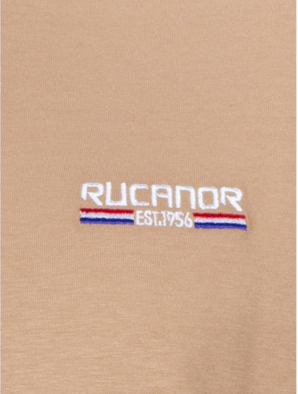 Rucanor Raffi basic shirt ronde hals heren beige maat S