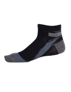 Rucanor Hardloopsokken kort 2-pack zwart maat 43-46