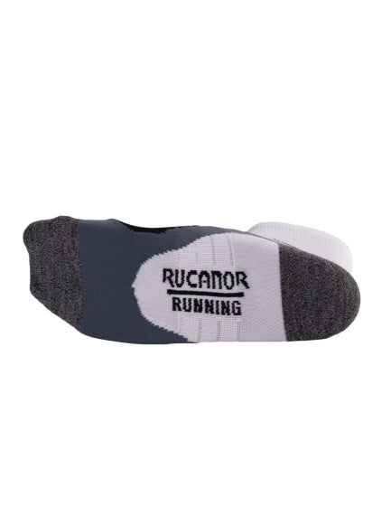 Rucanor Hardloopsokken lang 2-pack wit grijs maat 35-38