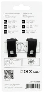 Verlichtingsset Simson 'Flexy' LED set - zwart