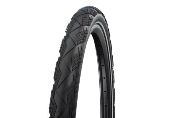 Vouwband Schwalbe Marathon Efficiency Super Race V-Guard 27.5 x 2.15 55-584 - zwart met reflectie
