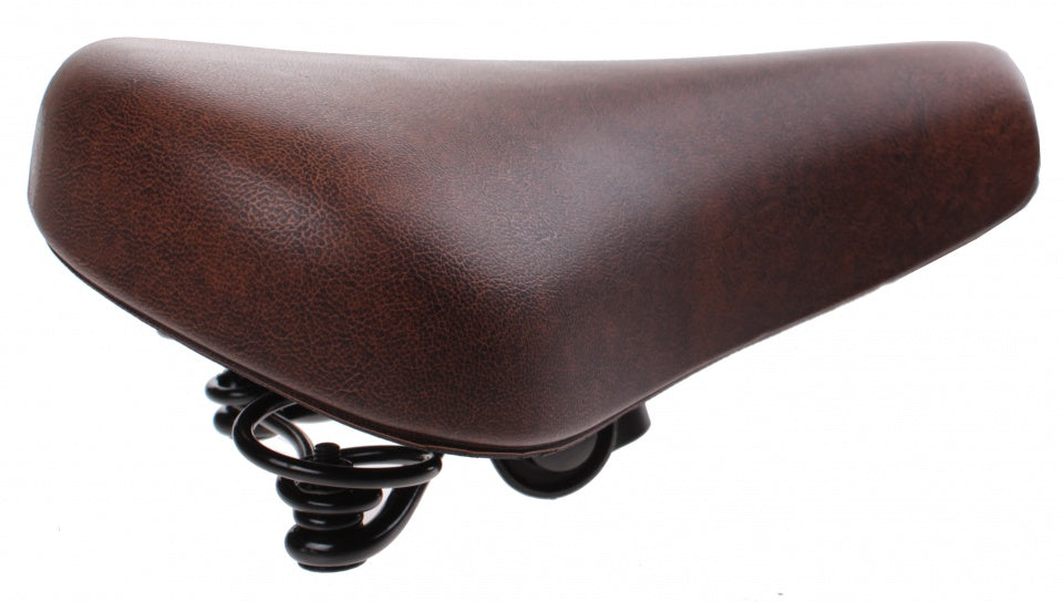Selle comfort zadel city foam bruin. vacuum gesealed, inclusief strop