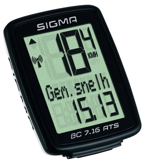 fietscomputer BC 7.16 ATS zwart