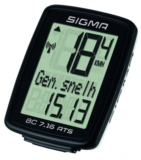 fietscomputer BC 7.16 ATS zwart