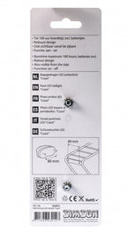 Simson batterij bagagedrager achterlicht coast 1 led on of