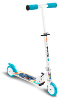 Disney stitch 2-wiel kinderstep opvouwbaar voetrem wit petroblauw