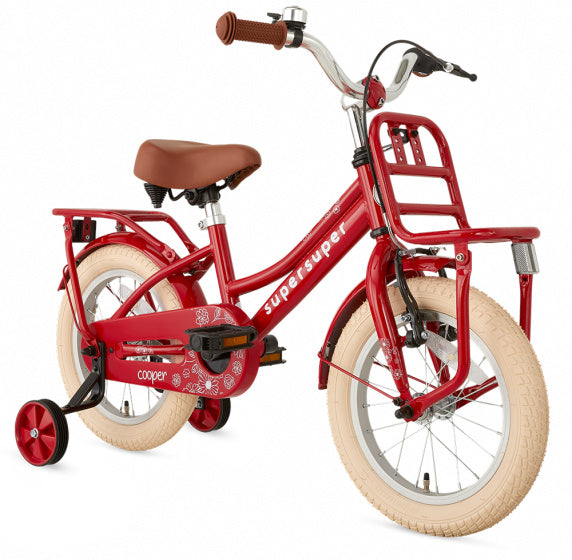 Supersuper Meisjesfiets cooper 14 rood