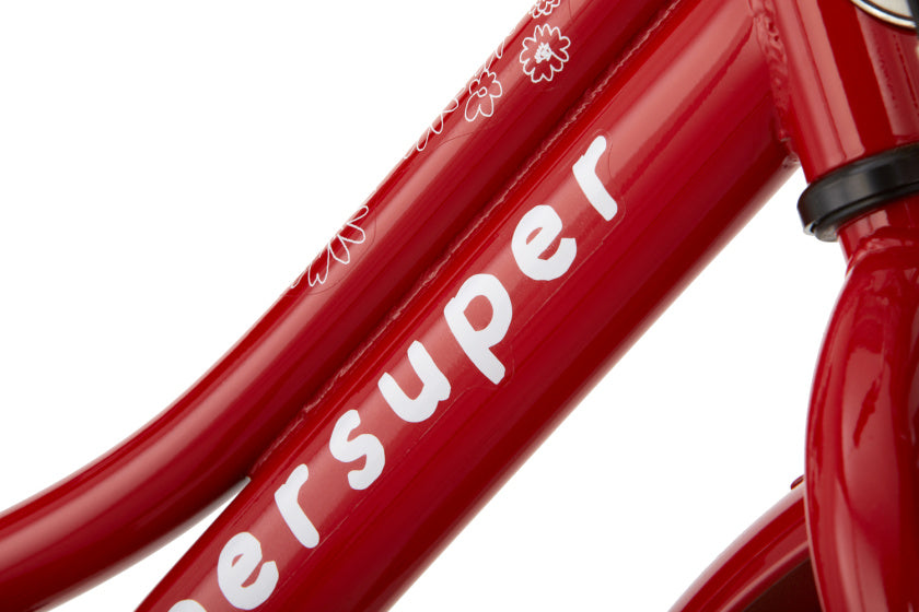 Supersuper Meisjesfiets cooper 14 rood