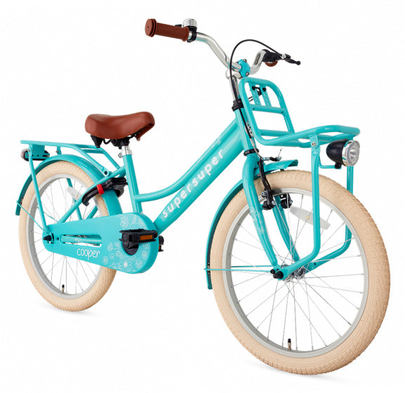 Supersuper Meisjesfiets cooper 20 turquoise