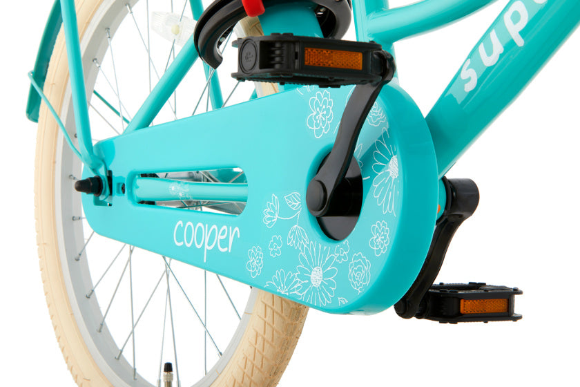 Supersuper Meisjesfiets cooper 20 turquoise