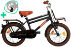 Supersuper Jongensfiets cooper bamboo jongens 16 staal zwart