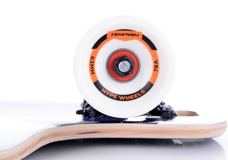 Tempish Longboard Fox 82,5x21,5 cm hout wit zwart