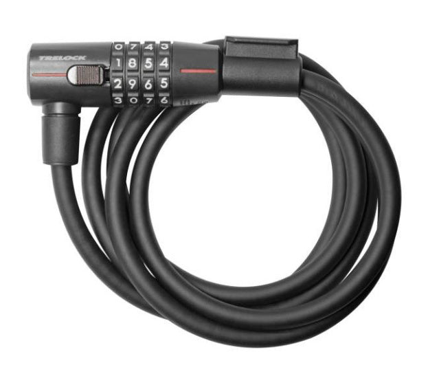 Trelock sk415 spiraalkabelslot code 180 15mm zwart