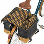 Urban Proof dubbele fietstas - zwart geel - 40L