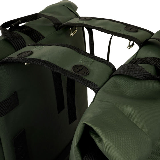 Urbanproof tas double roll up recycle 38l groen