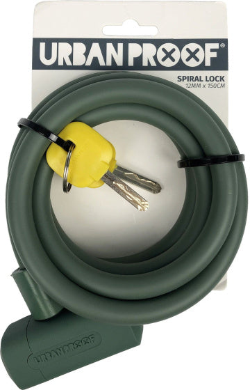 Urbanproof spiraalslot 12mm*150cm mat blauw