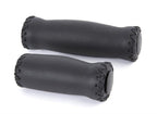 Velo handvatset 90/125mm leer zwart