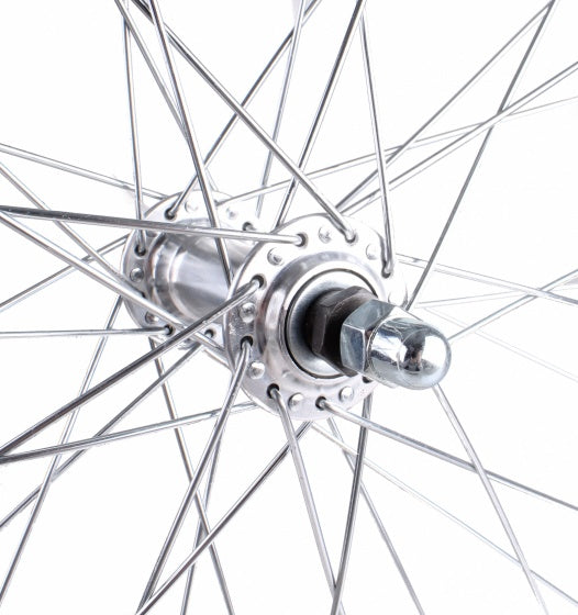 voorwiel Parallex 26 inch velgrem 36G zilver