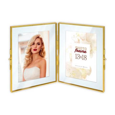 Zep fotolijst xf8257 bruxelles gold 2x 13x18 cm