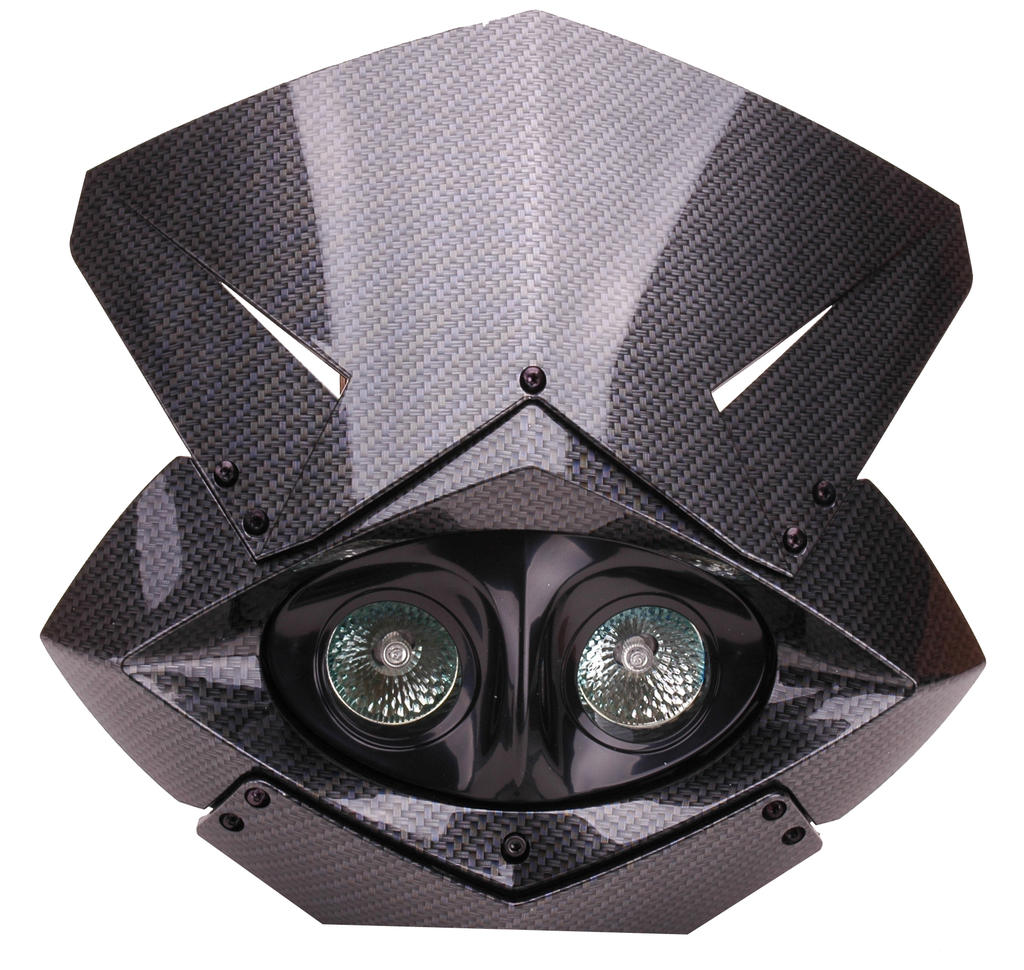 KOPLAMPKAP SM LUXE CARBON 3M