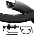 Kgs voorwiel 28 inch (622) mach1-m650 + spaak zw cass disk 6 bout