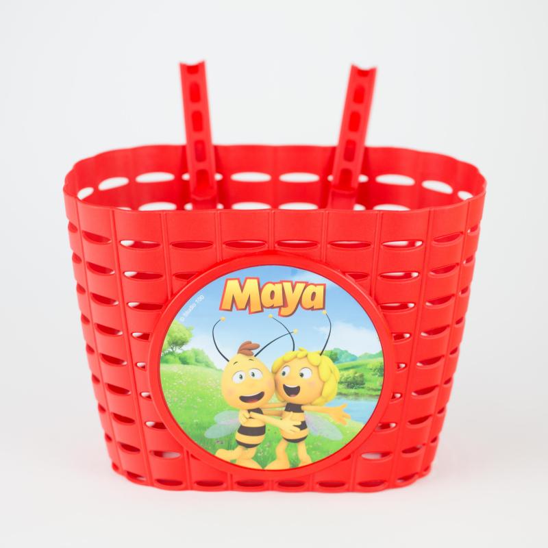Studio 100 kinderfietsmand maya de bij junior 20 x 13 cm rood