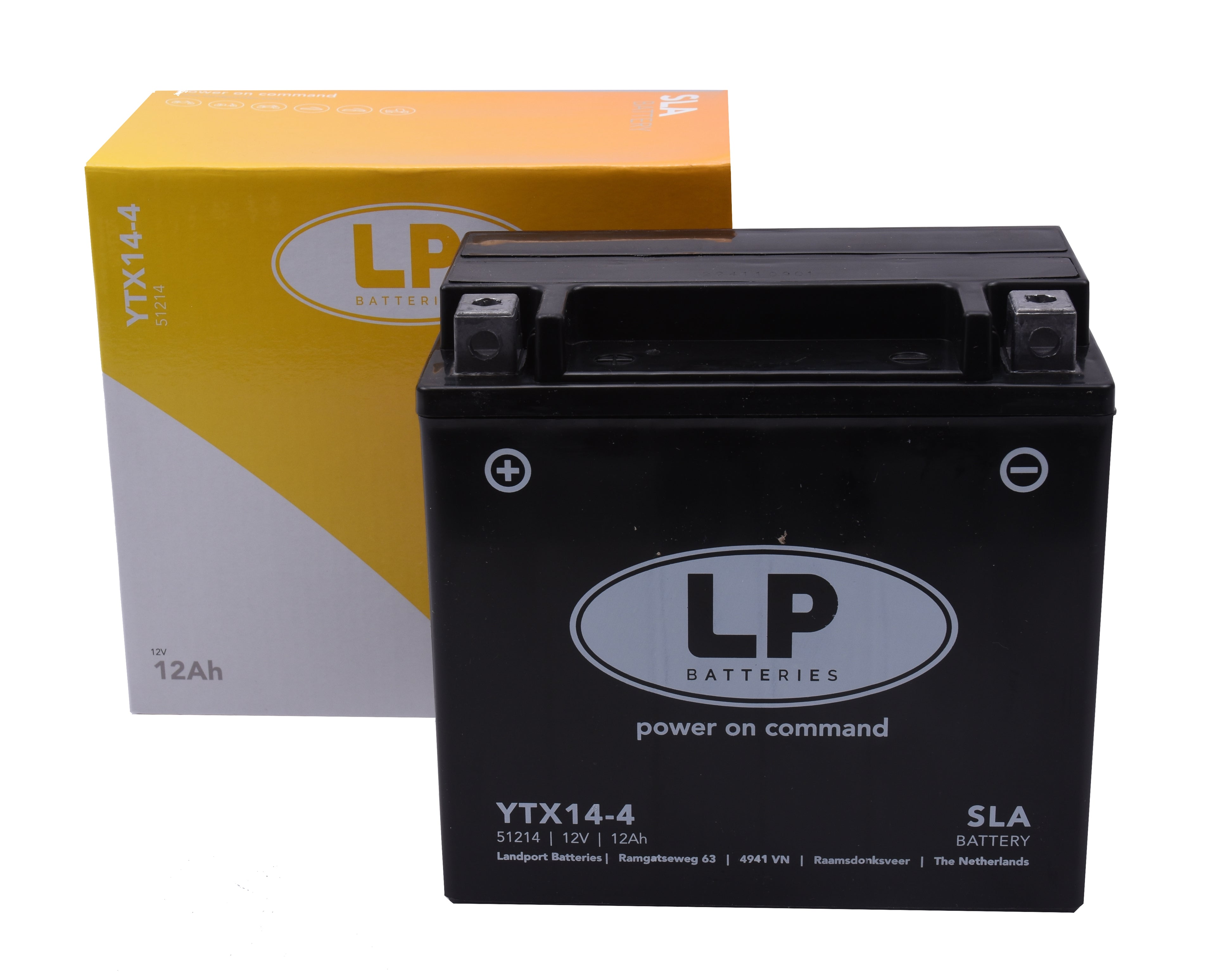 Accu Landport YTX14-4 SLA (12V/14A)