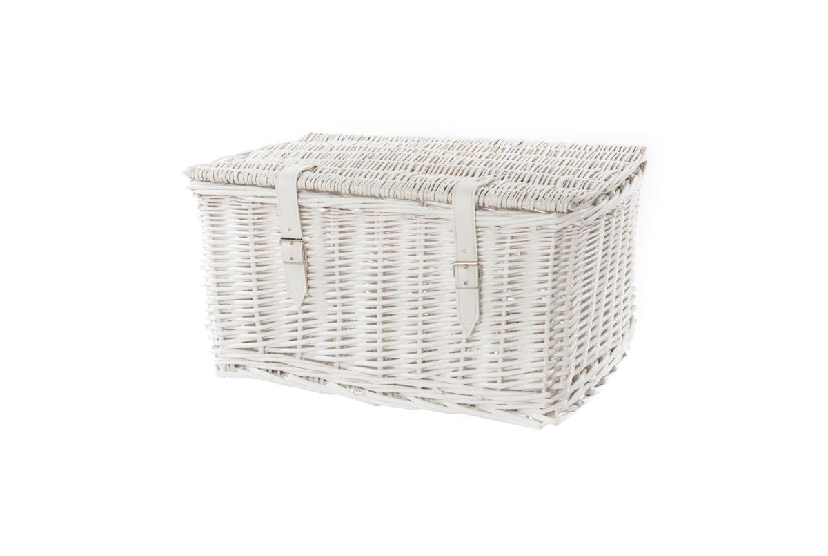 Falkx - FB1501D Mand riet Small wit 42x28x21