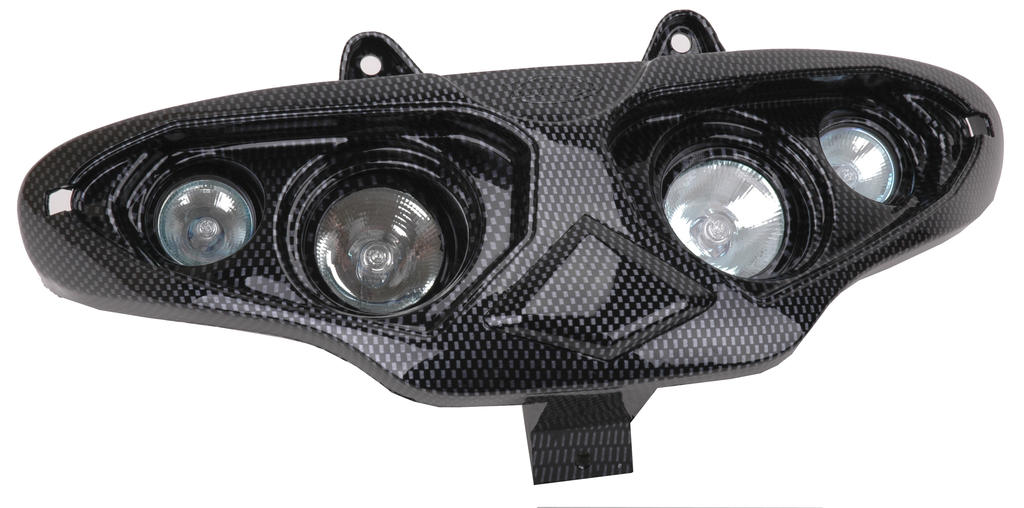 KOPLAMPUNIT RUNNER CARBON HALOGEEN