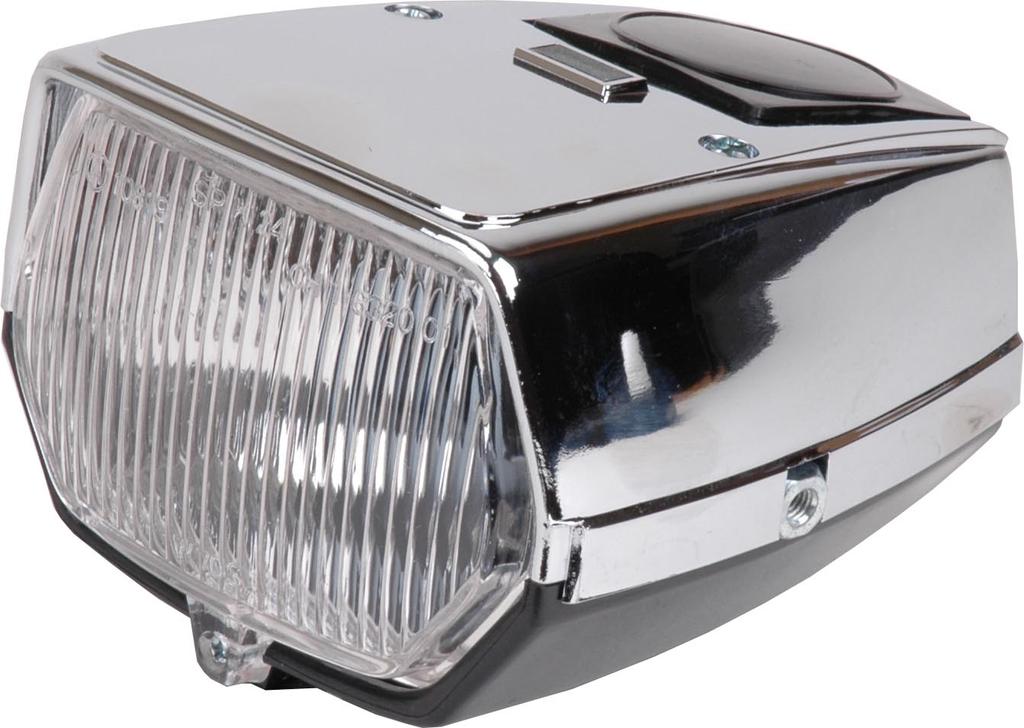 KOPLAMP MAXI VIERKANT CHROOM