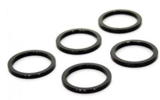 Balhoofd vulring spacer 1-1/8 3mm