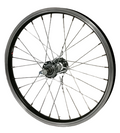 Hzb voorwiel 16 inch etrto 305 aluminium zwart vaste as