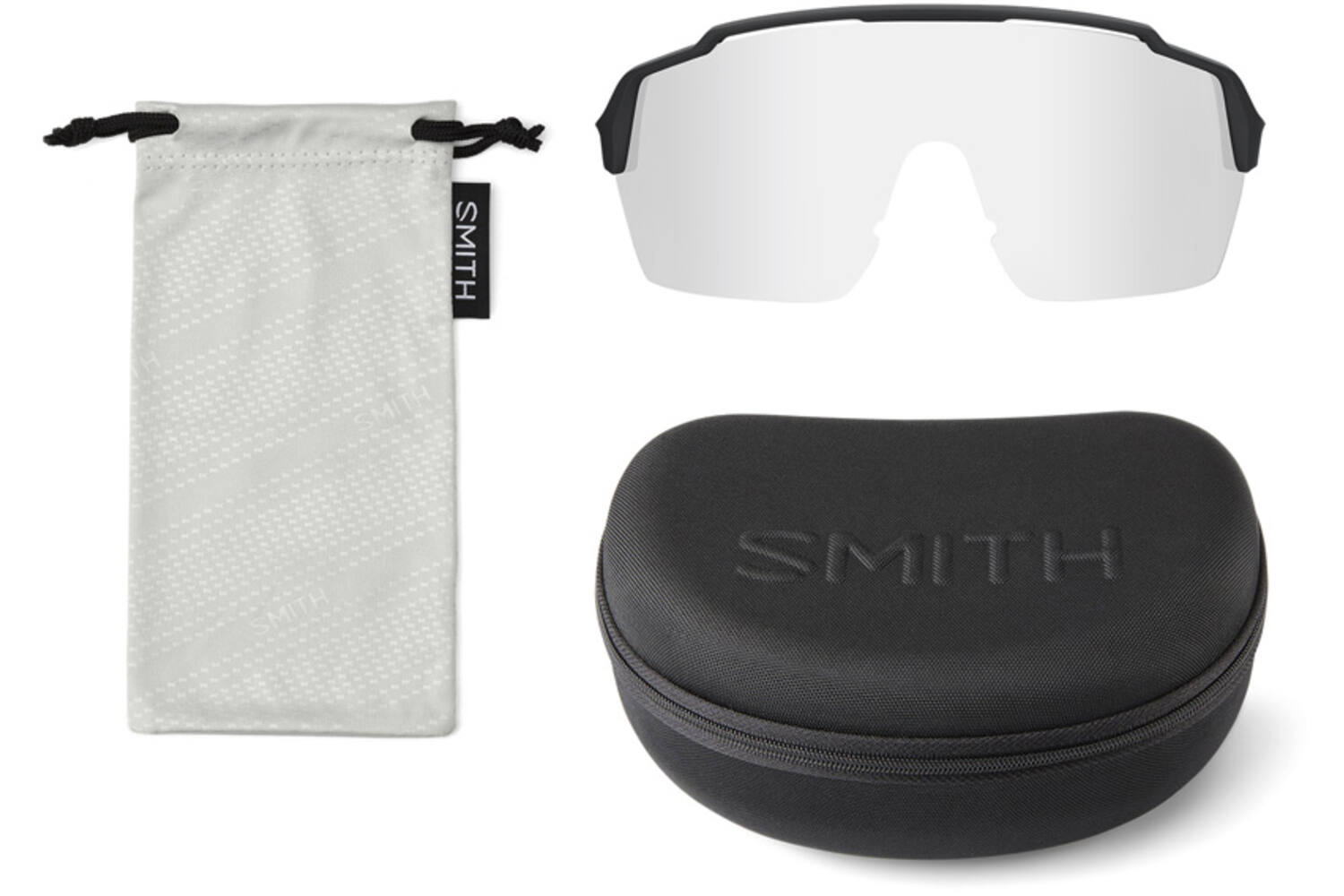 Smith Shift split mag bril black photochro clear to grey