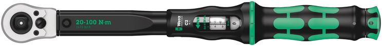Wera momentsleutel | 1 2 inch 20-100 nm | 1 stuk - 05075625001 05075625001