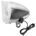 Anlun Dynamo koplamp staal + snoer (werkplaatsverpakking).