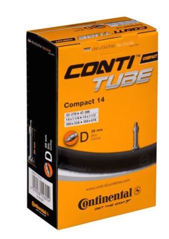 continental binnenband compact 14 conti tube compact 14 32 47-279 298 d26