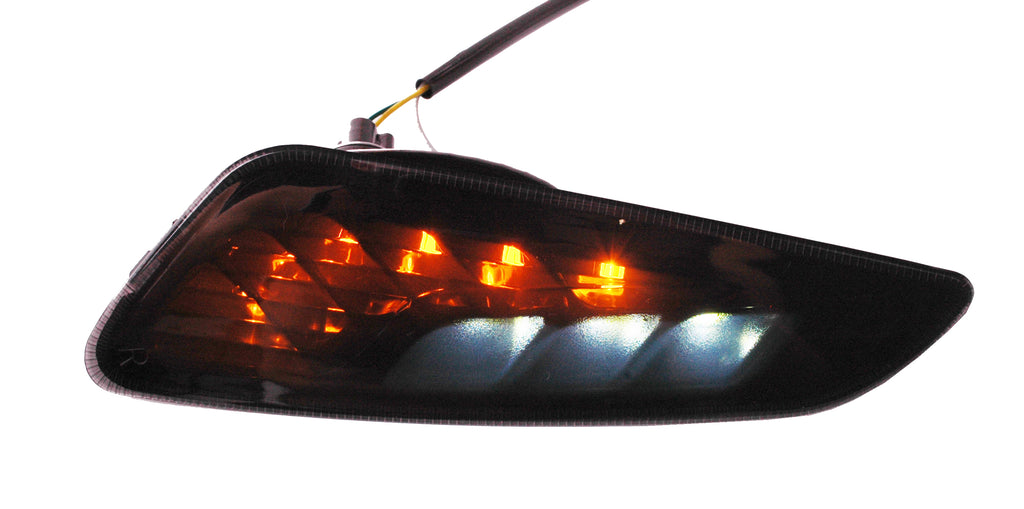RAW-set Voor LED SQ + Dagrijverlichting THNDR Smoke | Vespa Sprint