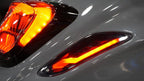 Level10 raw-set achter led smoke | vespa sprint primavera